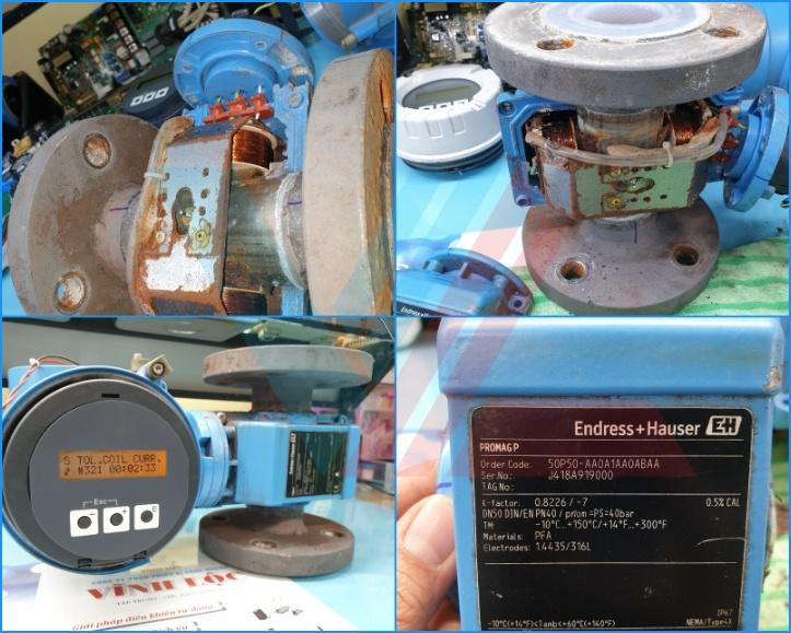 Hệ CIP nhà máy bia sử dụng thiết bị đo hóa chất NaOH và cảm biến lưu lượng Endress Hauser Promag CIP nhà máy bia.
