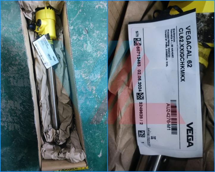 hơi nước và chất lỏng thấm vào đầu cảm biến VEGACAL 62