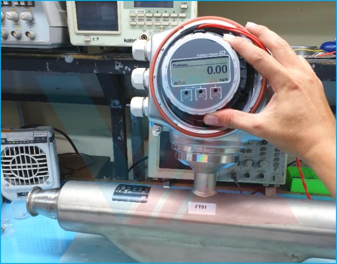 cảm biến Coriolis Endress Hauser Promass F 300 trong hệ FGD nhà máy nhiệt điện