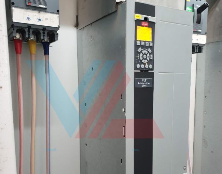 bien tan Danfoss FC103 160kW dieu khien may nen lanh GEA